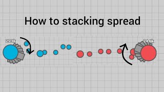 Diep.io how to stacking spread shot/다이피오 스프레드 샷 스태킹 하는 방법