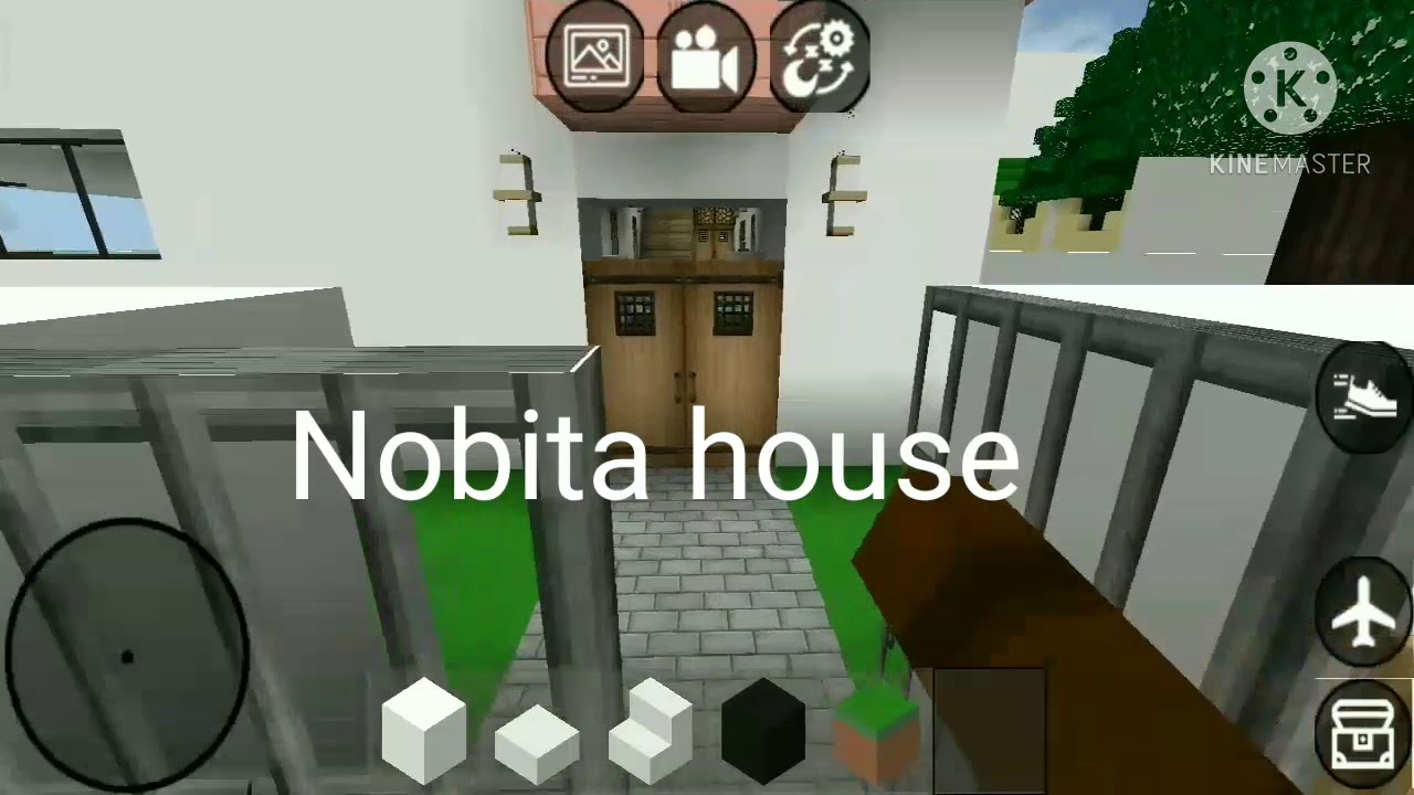 Nobita house in mini block craft