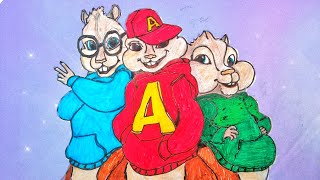 Quick Drawing Of Alvin and the chipmunks/painting. screenshot 5