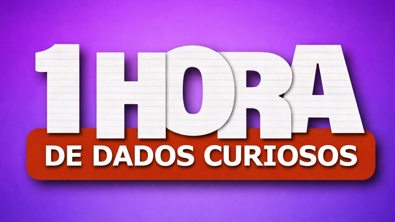 1 HORA DE CURIOSIDADES ALEATÓRIAS – Especial Fatos Insanos 🤯🧠⏱️