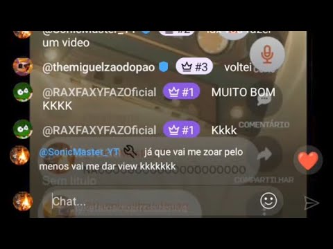 fui brutalmente musicado ao vivo pelo @TorajinhoOficial 😭
