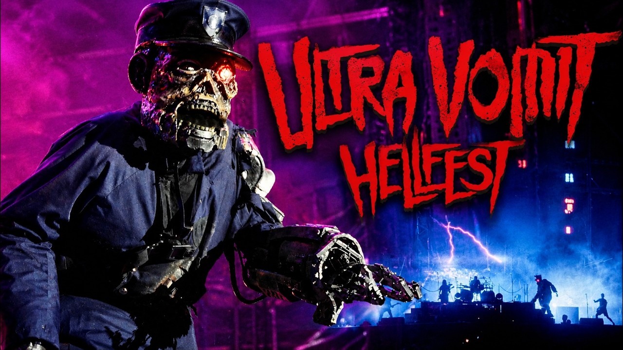 Ultra Vomit - HELLFEST 2026 - Dead Robot Zombie Cop From Outer Space 2 (Clip Live Officiel)