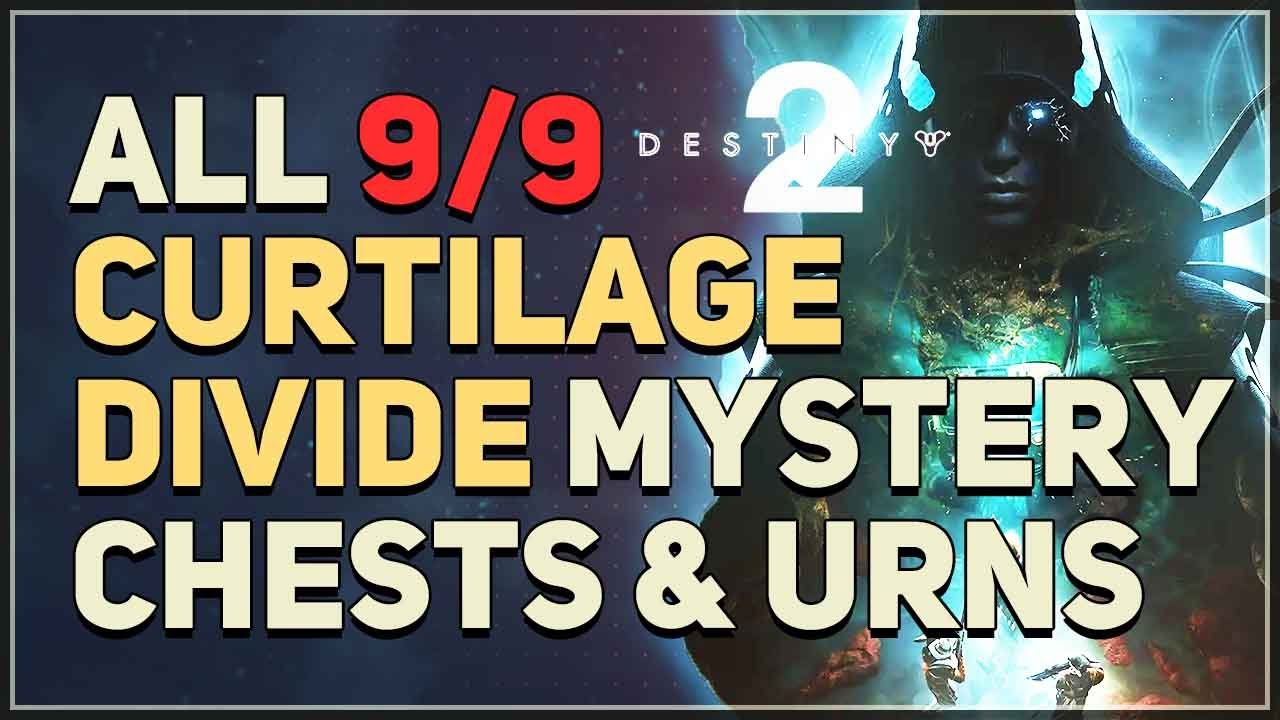All Curtilage Divide Mystery Chests & Urn Puzzles Destiny 2