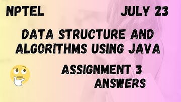 Assignment 3 | Data Structure And Algorithms Using Java Week 3 | NPTEL @HanumansView