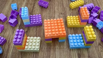 Satisfying DIY How to Build Lego Table and Chair | Building Blocks 🪑✨ #HowToBuildLego