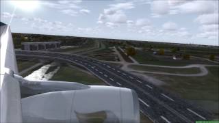 Landing at Bangkok OMAN AIR A330-300 [FSX]