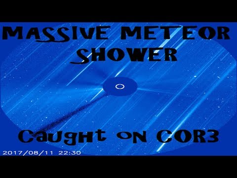 MASSIVE Perseid Meteor Shower caught on Sun Cam Peaking TONIGHT 8/12/2017