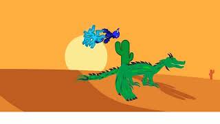 (animasi)naga terbang