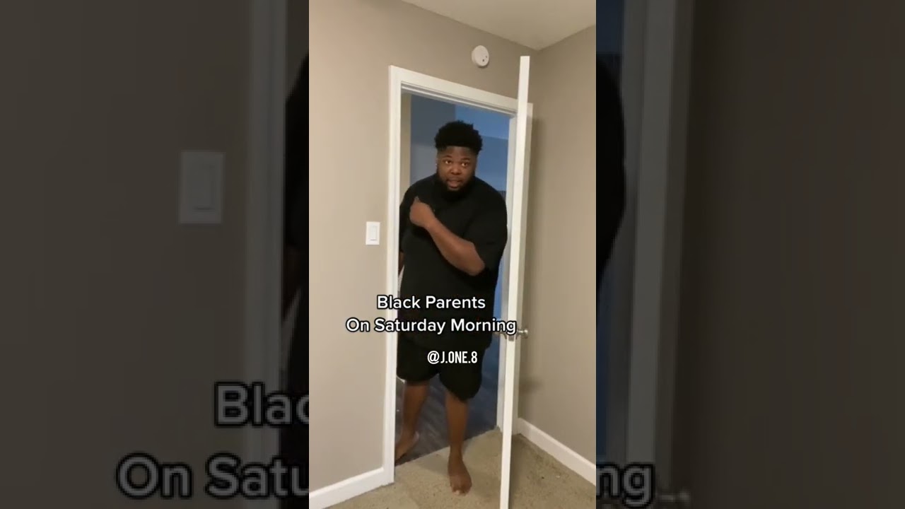 Black parents on Saturday morning! 🤦🏾‍♂️😂 