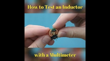 How to Test an Inductor with a Multimeter #shorts