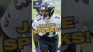 Jaire Alexander OPENS UP on time with Baltimore Ravens #ravens #baltimoreravens #nfl #shorts