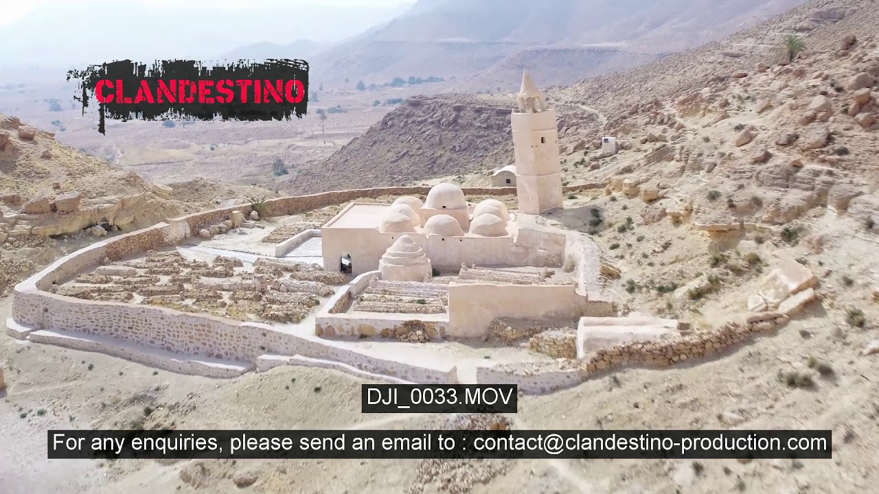 V1 0021 DJI 0033 Drone Stock Videos - Chenini - Douiret - Tunisia