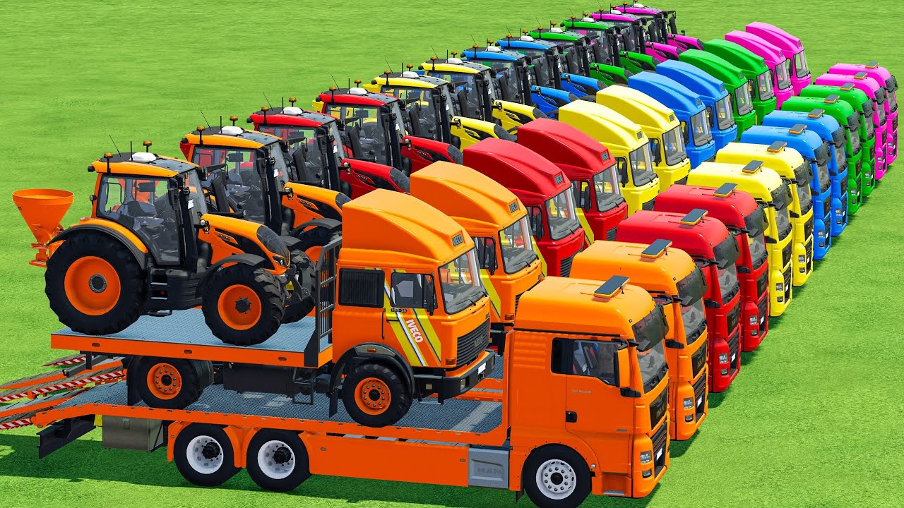 Triple Transport With VALTRA & IVECO & MAN In Fs22 | Farming Simulator 22 |