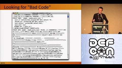DEFCON 18: Repelling the Wily Insider 1/4