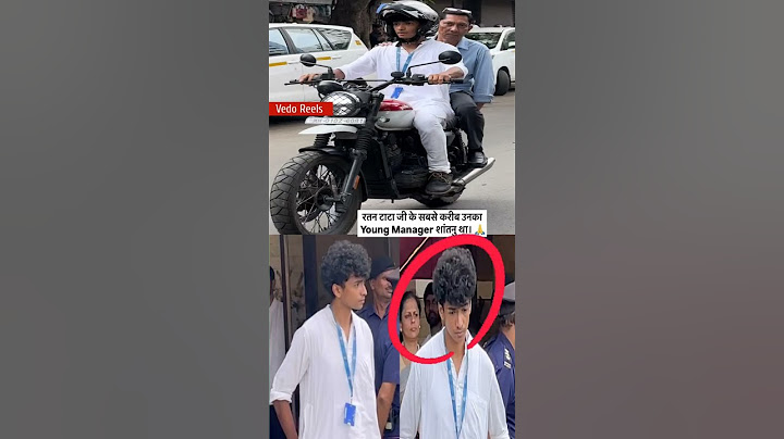 With a heavy heart, Shantanu, the youngest manager of Ratan Tata leading and guiding the funeral
