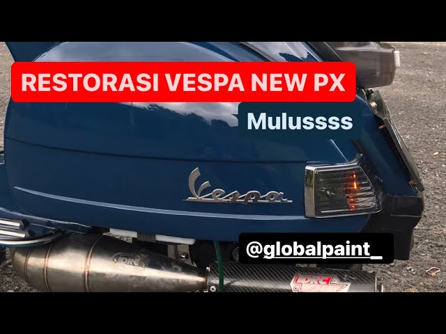 Hasil Restorasi Vespa New PX | Waoww Lihat Hasilnya class=