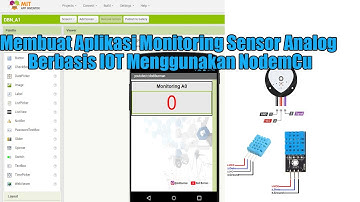 Membuat Aplikasi Monitoring Sensor Analog Berbasis IOT MIT APP INVENTOR | alat e money cek di link