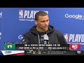 Joe Mazzulla Postgame Interview | Boston Celtics beat Atlanta Hawks 128-120
