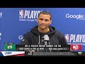 Joe Mazzulla Postgame Interview | Boston Celtics beat Atlanta Hawks 128-120