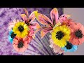 How To  Make  Easy Flower  With  Colour  Papers .কাগজের ফুল বানানো। #craft #diy#homedecor 