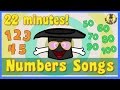Number Songs for Kids | Kids Song Compilation | The Singing Walrus