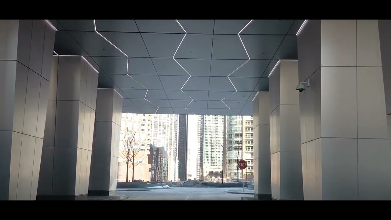 Condusiendo por el sentro de Chicago illinois 