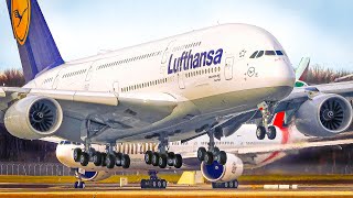 Planespotting CLOSE-UP HEAVY & BIG AIRCRAFT Landing & TakeOff: 747, A380, C5...
