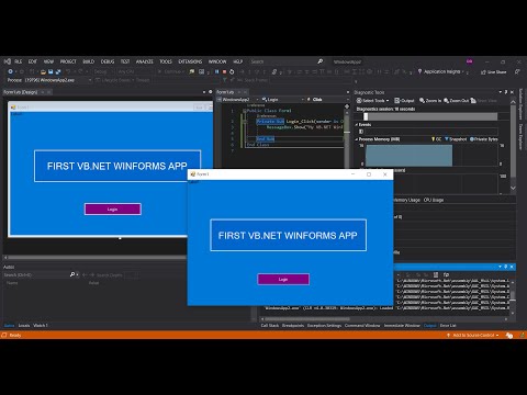 VB.Net WinForms App in Visual Studio 2019 (Getting Started)