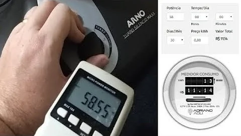 Quanto um ventilador gasta de energia por hora?