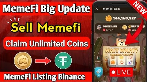 MemeFi Airdrop Withdraw 😱😱, Claim Unlimited MemeFi Coin, MemeFi Listing Update