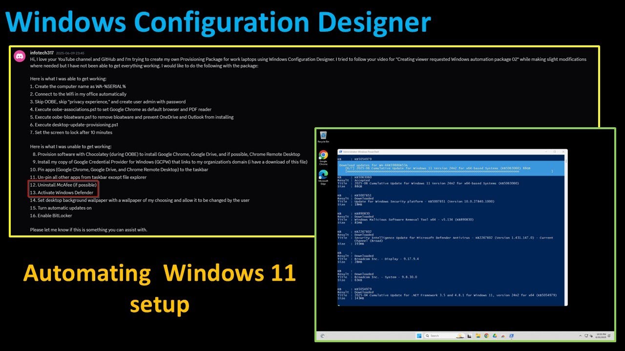 Windows Configuration Designer: Creating viewer requested Windows setup automation package 13