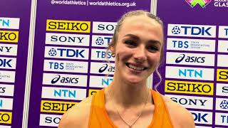 Lieke Klaver Wins 400m Silver medal Behind Femke Bol at 2024 World Indoor Championships