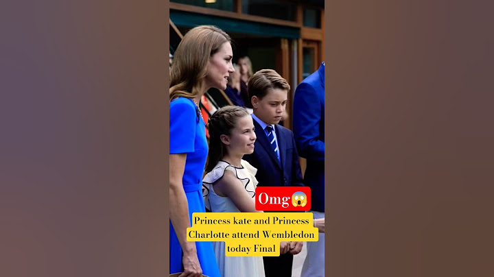 Princess kate and Princess Charlotte attend Wembledon man's final Wembley #shorts #katemiddleton