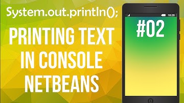 Printing text in console - NetBeans