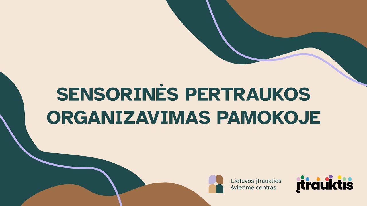 Sensorinės pertraukos organizavimas pamokoje