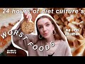 24 HOURS EATING DIET CULTURE'S 'WORST' FOODS - all-in anorexia recovery | rorecovering