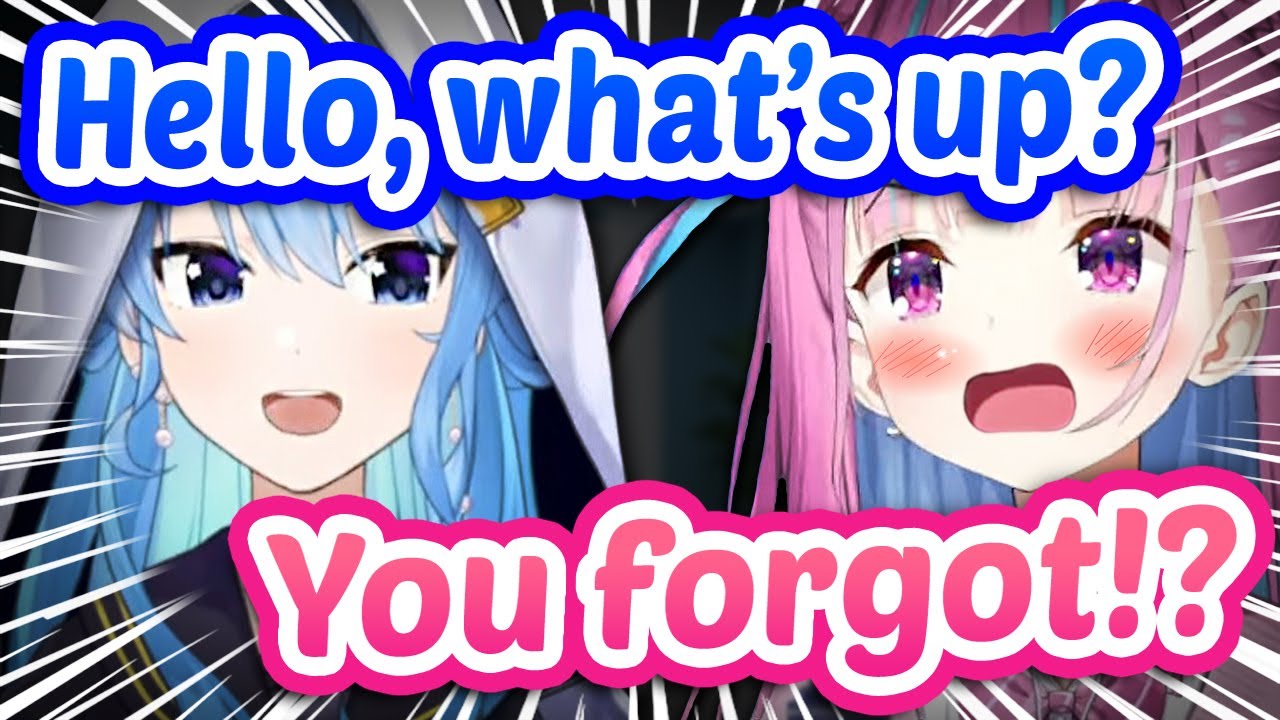 Aqua's Call With Suisei, Who Forgot It's Aqua's Birthday 【ENG Sub Hololive】