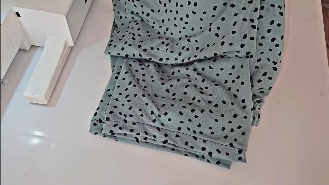 👉PENYE KUMAŞ EV TİPİ DİKİŞ MAKİNESİNDE NASIL DİKİLİR PİJAMA PAÇA KISALTMA #keşfet
