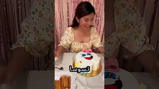 طبيبة الأسنان عالجت كعكة عيد ميلادها وكأنها سن حقيقي 😱🦷🎂