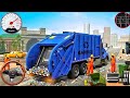 Garbage Trash Truck Realistic Simulator 3D - City Road Garbage Dumper Truck Driver- Android GamePlay