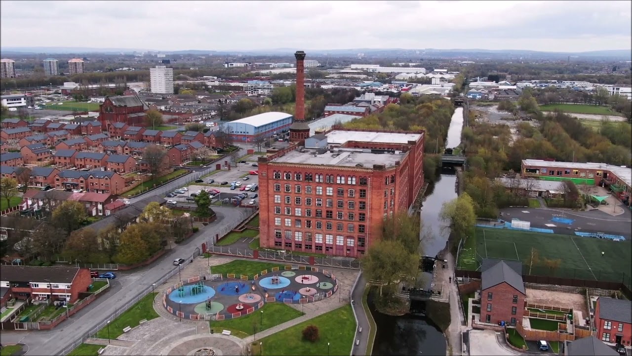Miles Platting housing development Manchester (DRONE 4K) YouTube