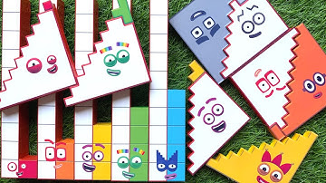 Looking for Numberblocks NEW 198 Puzzle Tetris Shape | ASMR Chirping of birds