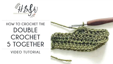 Master the Double Crochet Five Together Stitch!