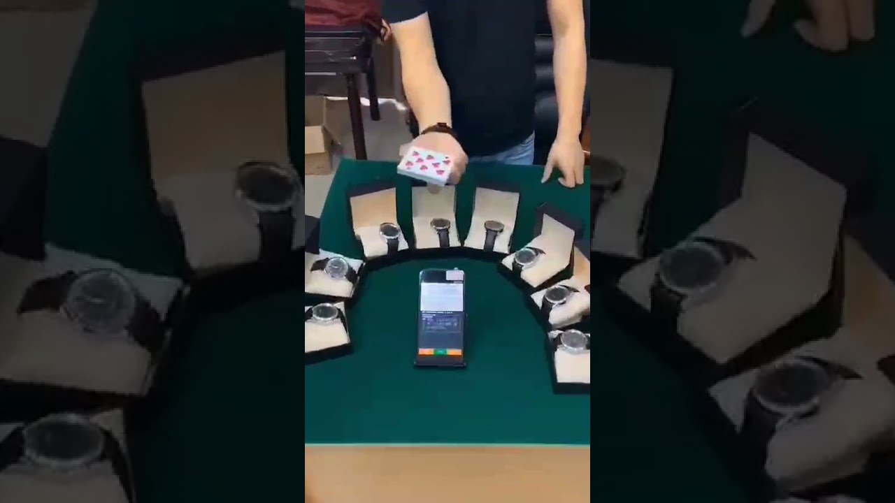 Poker Analyzer Watch with camera in Band