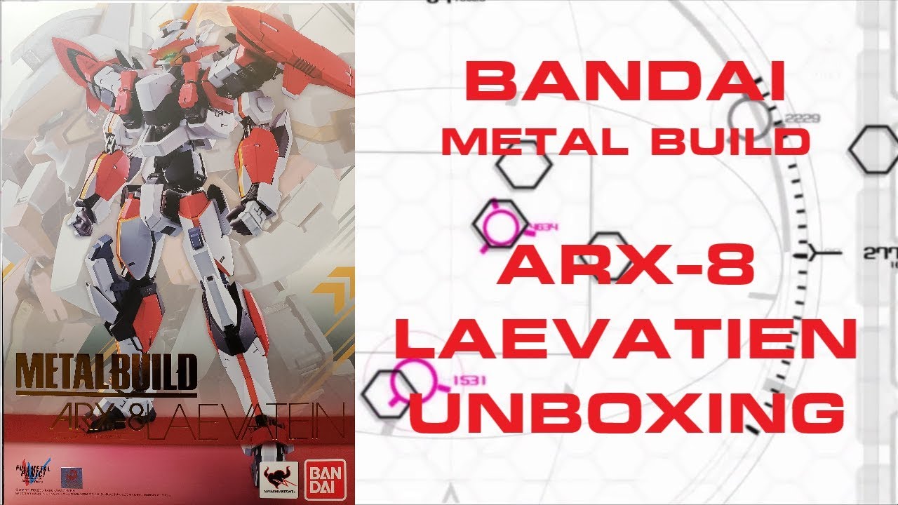 Bandai Tamashii Nations Metal Build ARX-8 Laevatein Unboxing - YouTube