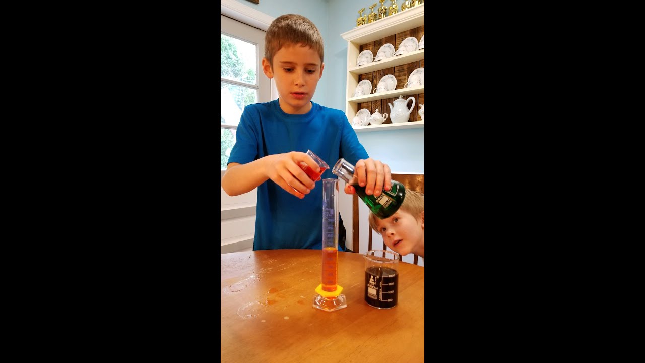 Tyler Science Experiments Science with Tyler - YouTube