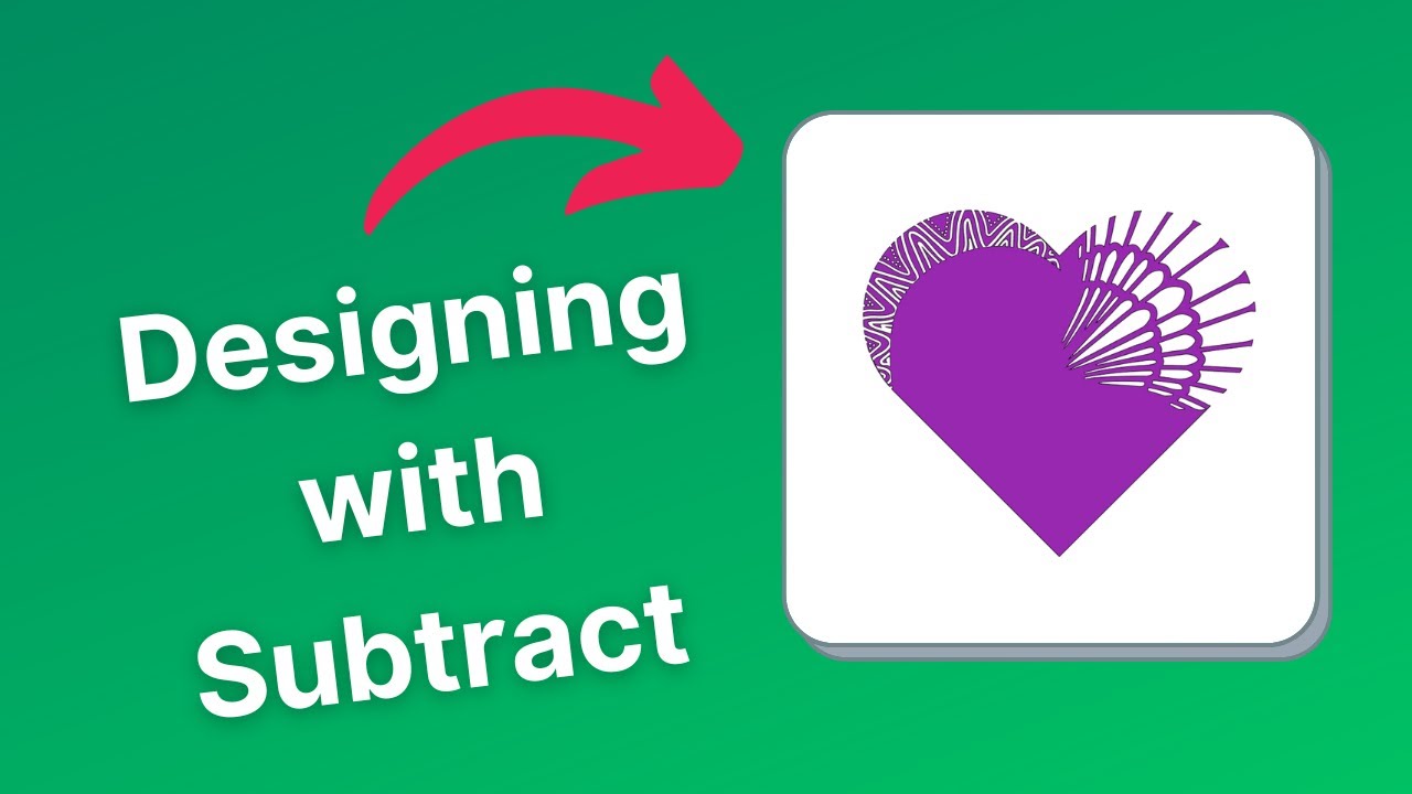 Cricut Craft with Me: How to Use Subtract