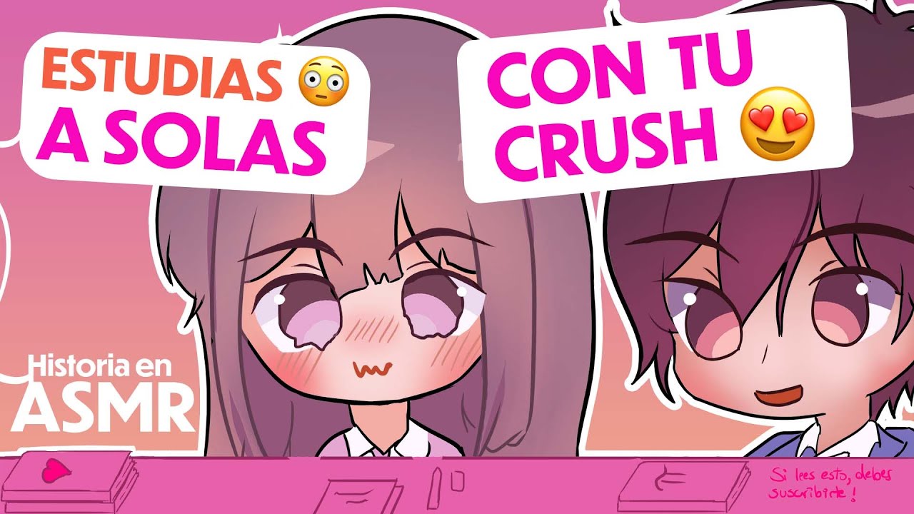 ASMR | ¿ESTUDIAS? 👀 con tu CRUSH cariñoso pero estúpid0 😋