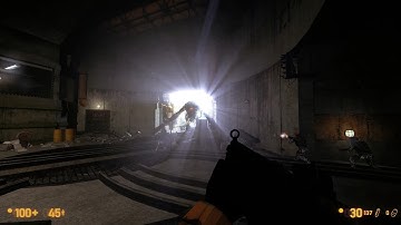 Black Mesa 1.5 Gargantua Scene