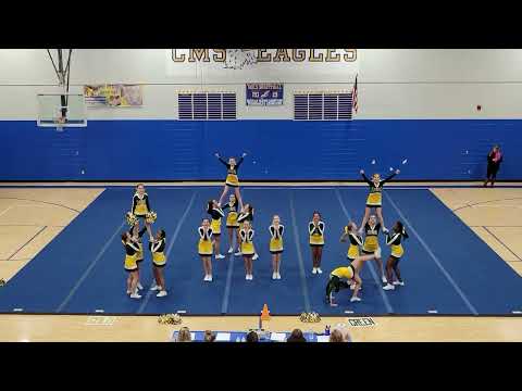 Louisa County Middle School at Caroline Cheerleading Competition 2022